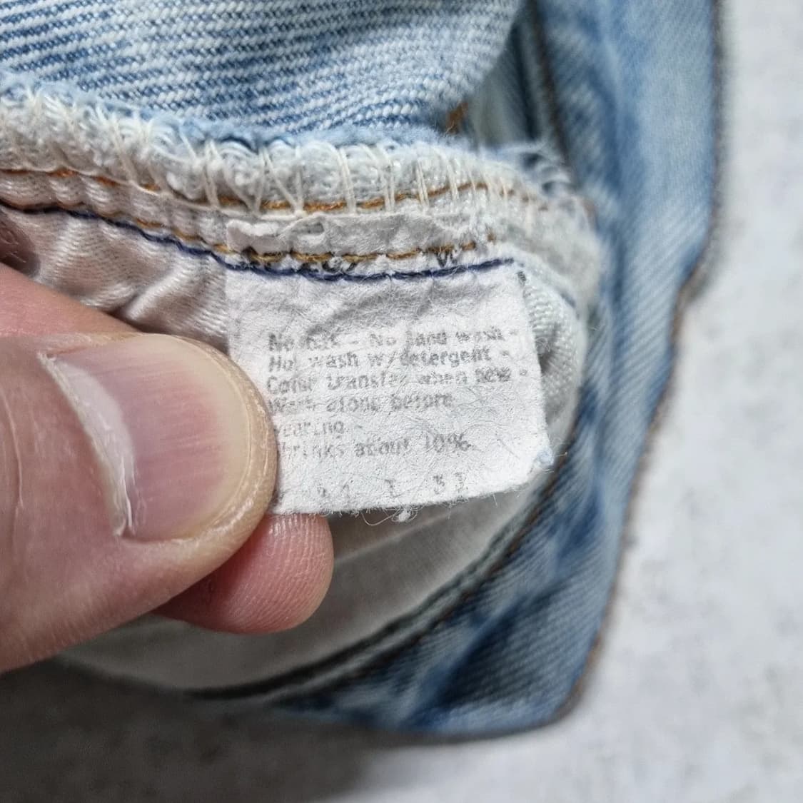 80s USA Levis 赤耳 501 Selvedge 31/30 상품이미지7