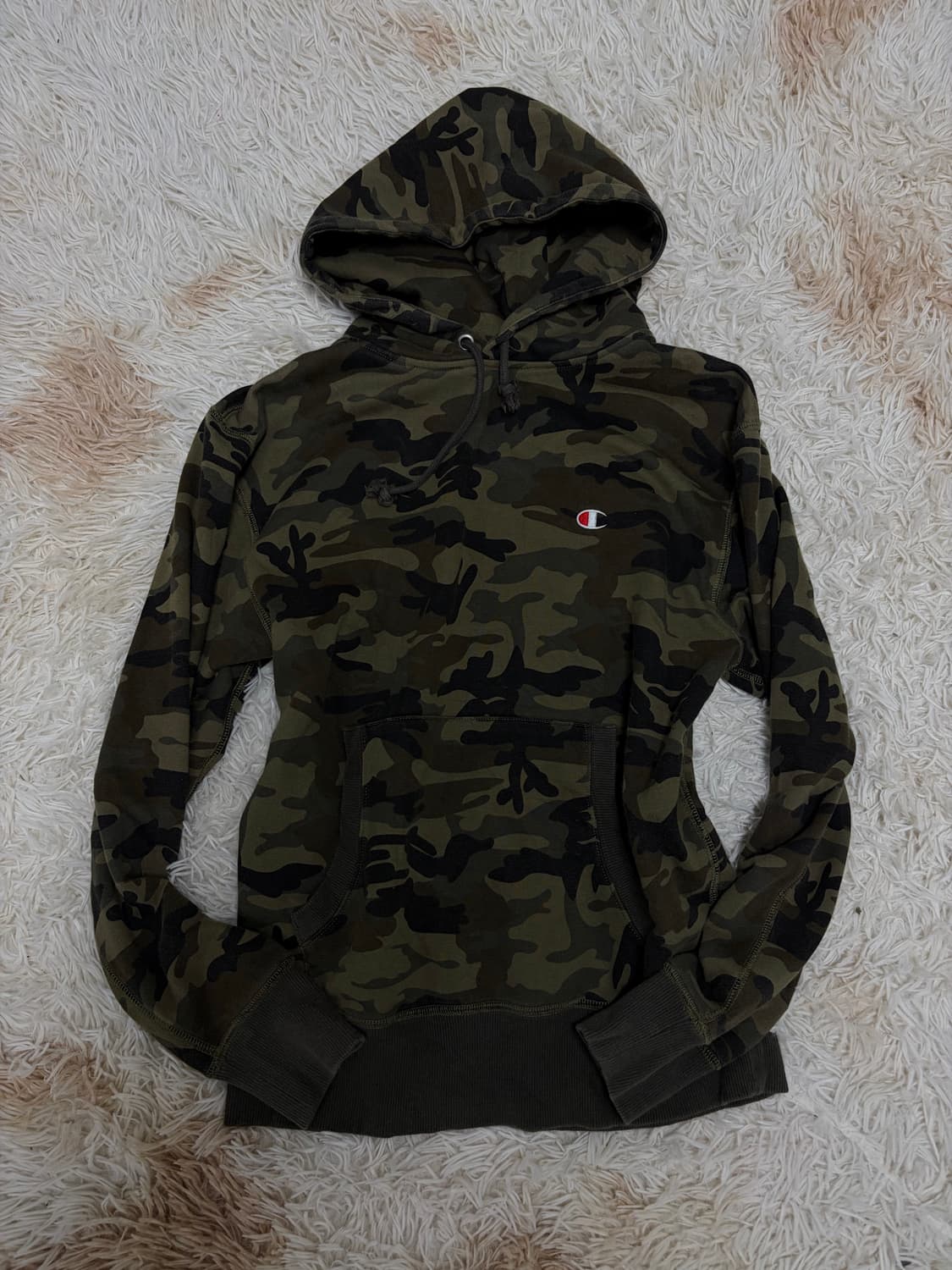 챔피온 밀리터리 후드 카모 와투케 스트릿 상품이미지2