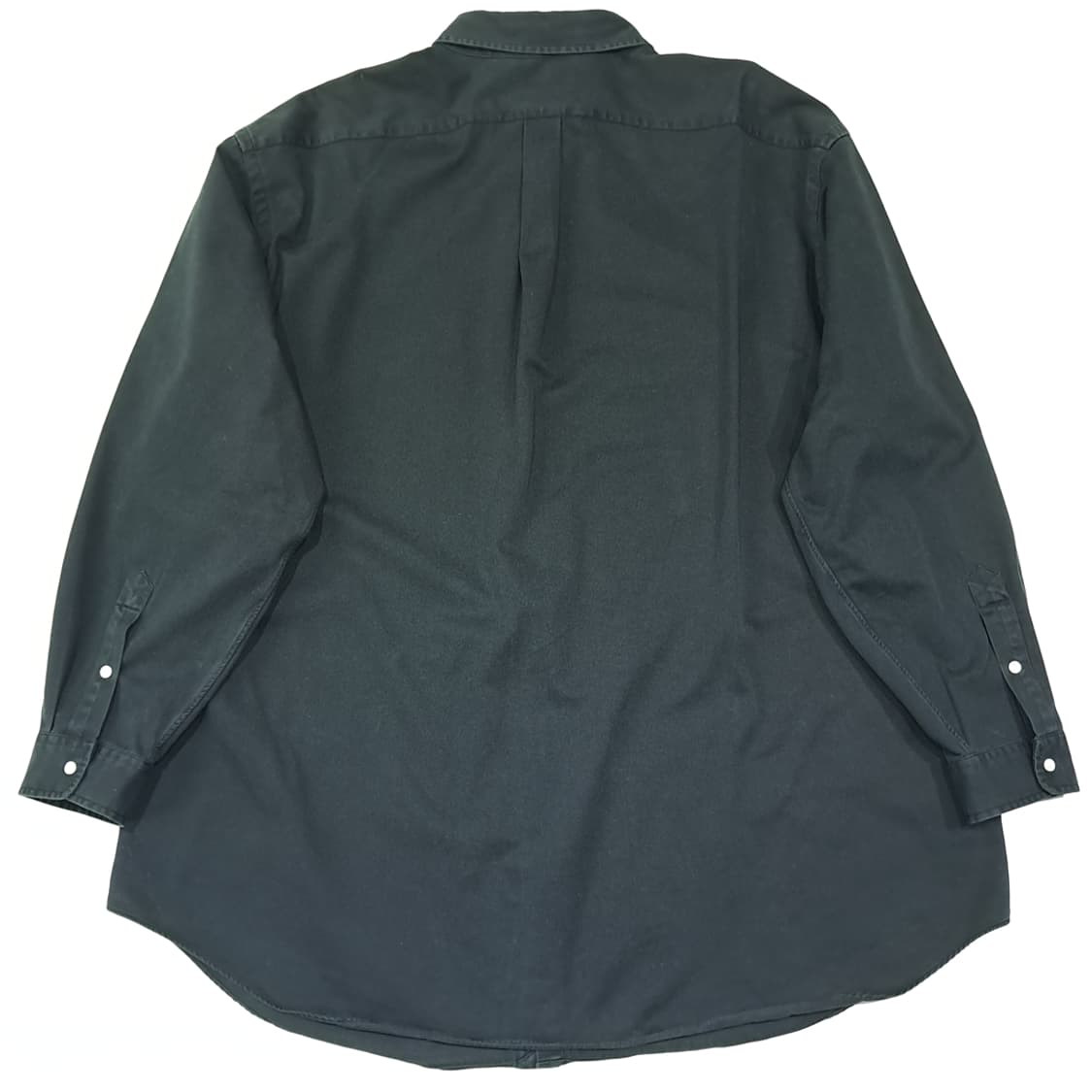 CL723 4XLT 폴로 90s 코튼 헤비트윌 버튼다운 블랙 셔츠 남방 상품이미지6