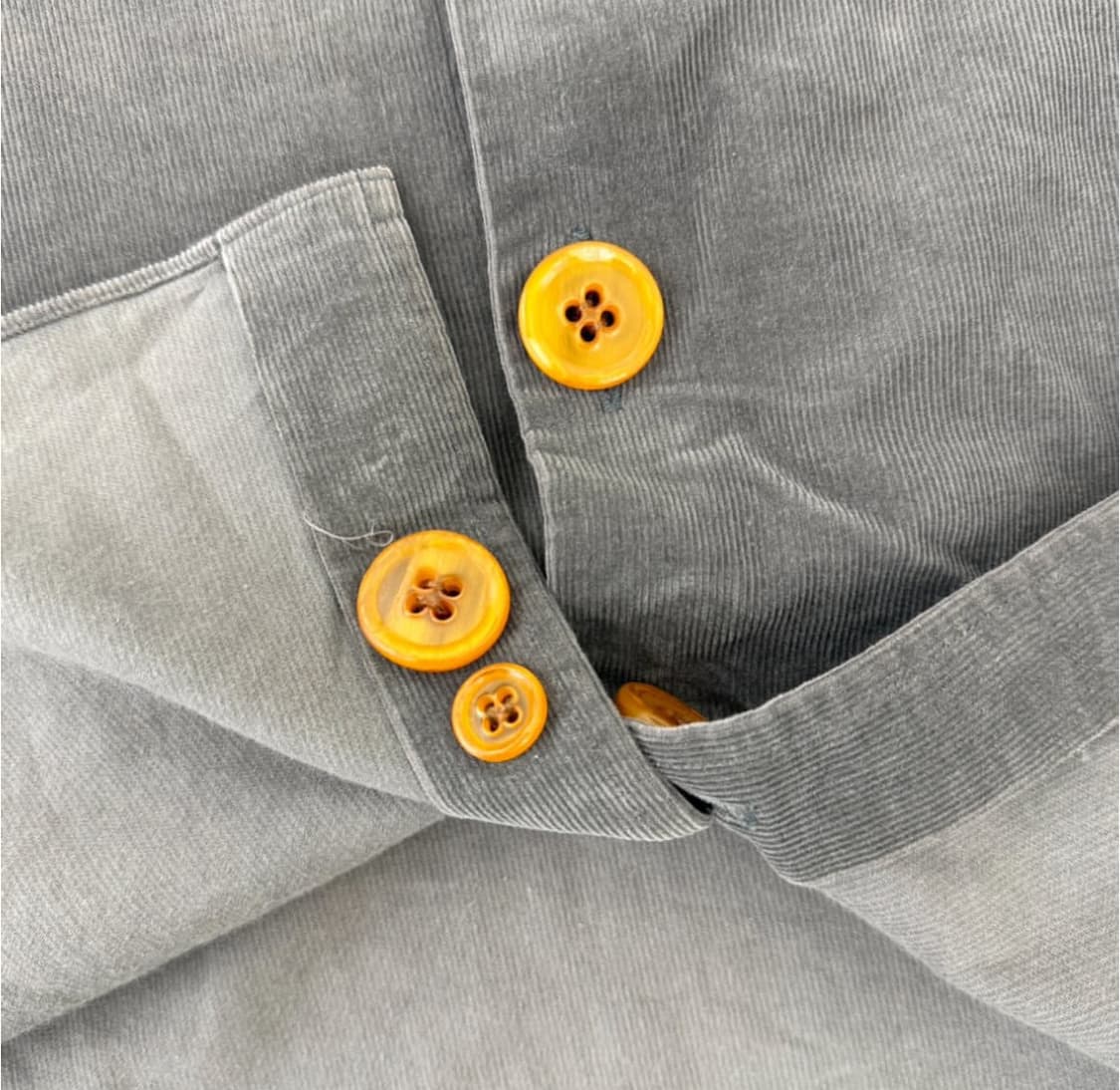 00s 꼼데가르송 옴므플러스 빅 버튼 코듀로이 셔츠 상품이미지5