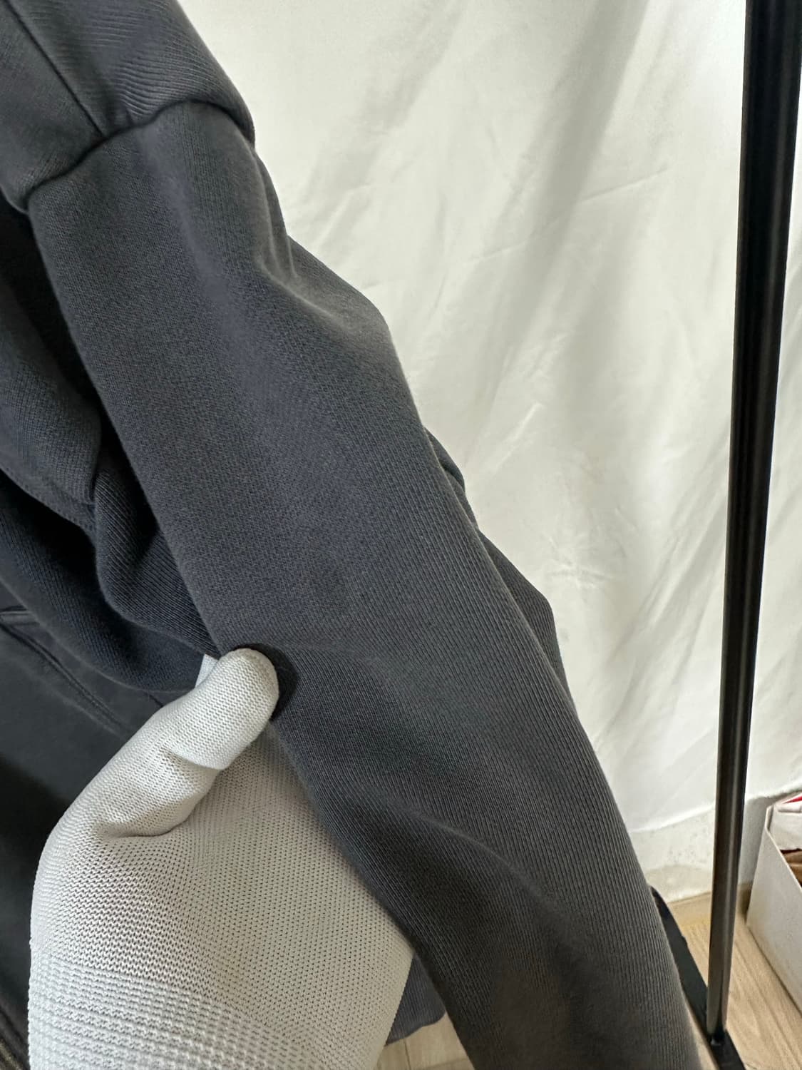 준지 가먼트다잉 후드집업 (S) 상품이미지4