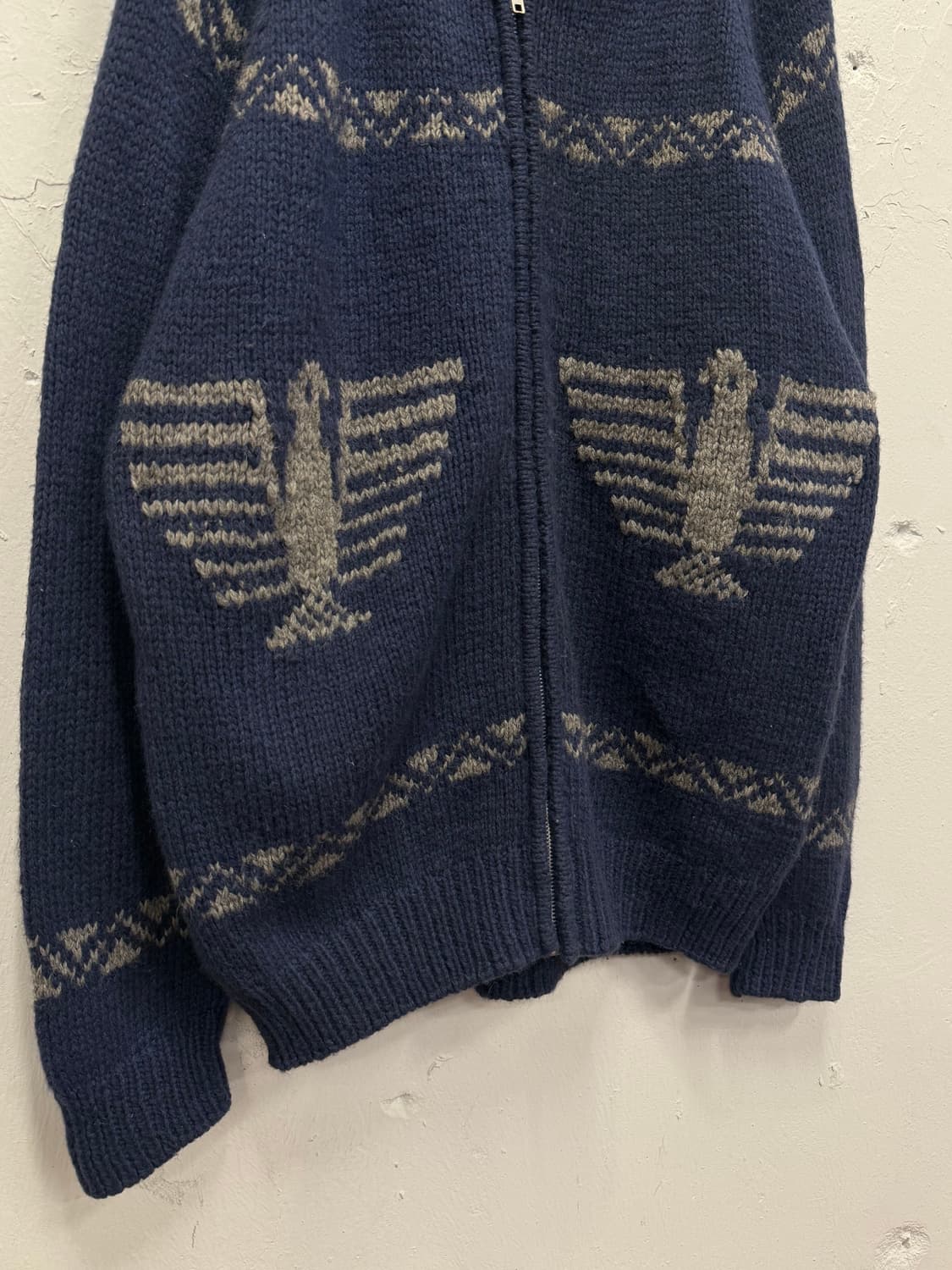 L) UNIQLO Thunderbird Pattern Zip Cardig 상품이미지4
