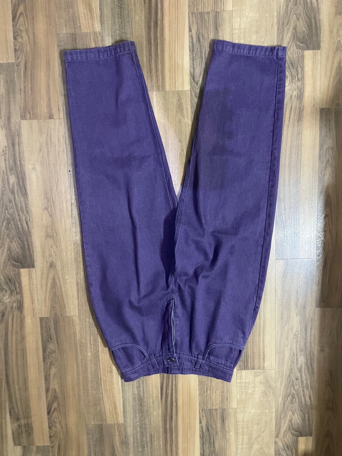 브라운브레스 퍼플 데님 와이드 팬츠 상품이미지3