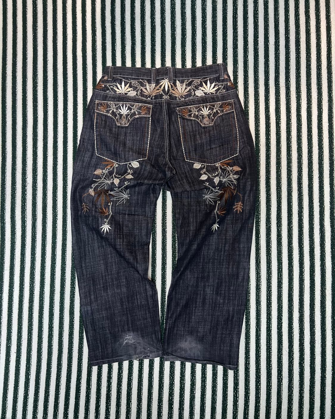 빈티지 자수 셀비지데님 상품이미지1