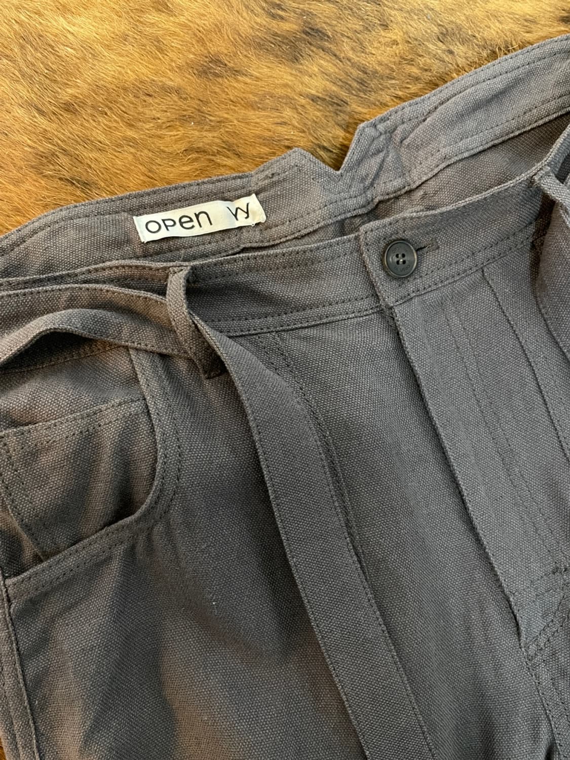 오픈 와이와이 린넨 카고 팬츠 상품이미지4