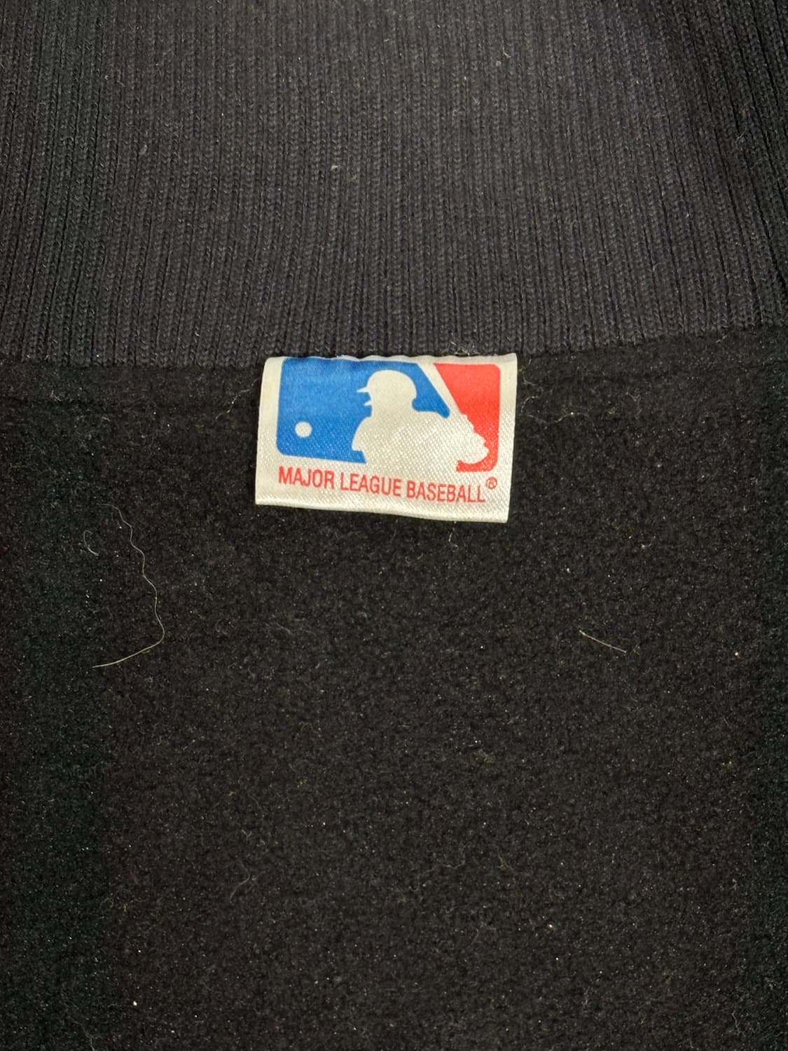 Mlb 블랙 양키스 빅 로고 바시티 트랙 자켓 상품이미지6