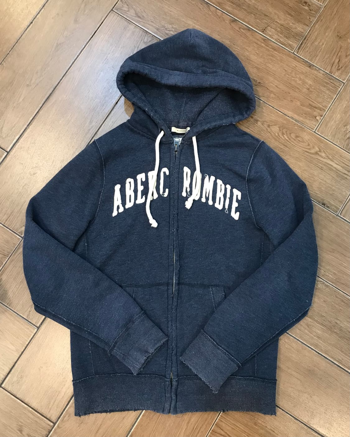 아베크롬비 네이비 후드집업 (M) 상품이미지4