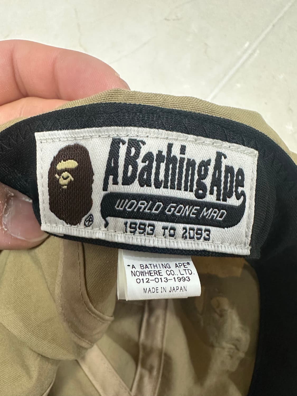 베이프 모자 베이싱 에이프 패널캡 볼캡 BAPE 상품이미지6