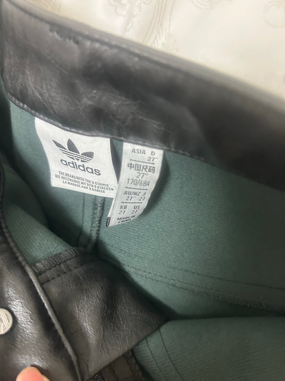 아디다스 가죽바지 상품이미지2