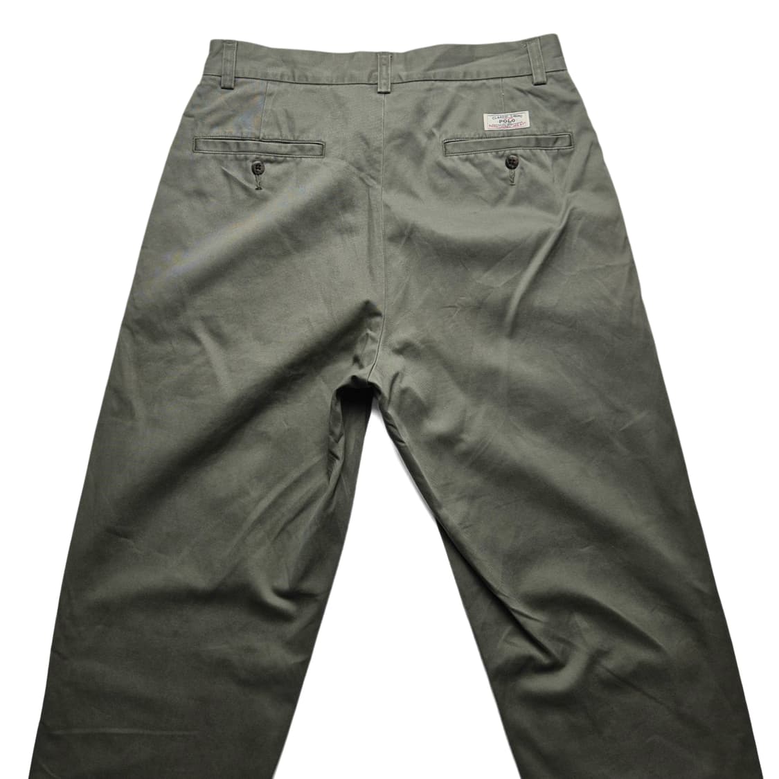 [30x34] 폴로 랄프로렌 00s 투턱 치노팬츠 라이트카키 상품이미지6