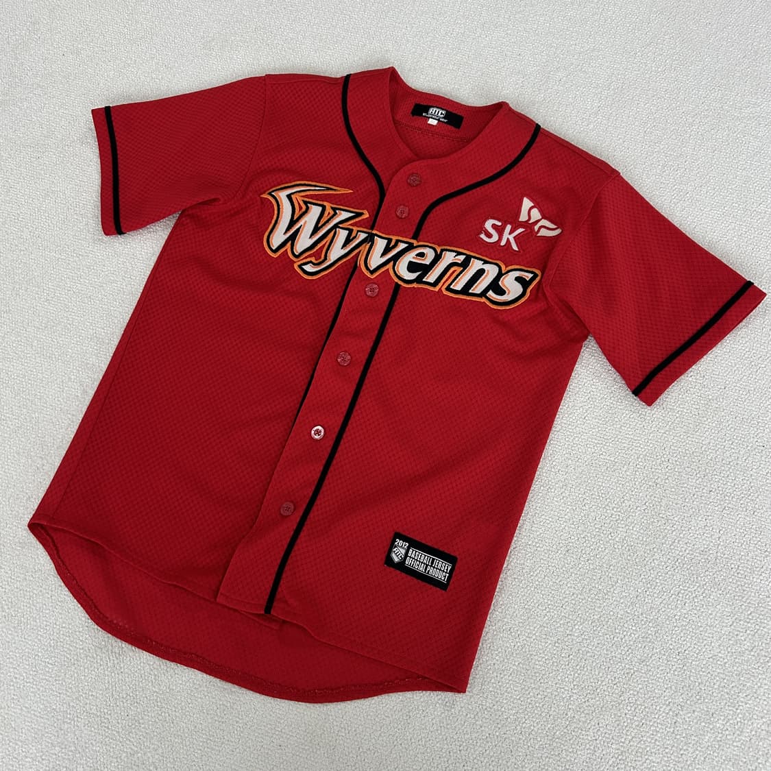 Sk와이번스 박희수 47번 빨간색 야구 유니폼 m 상품이미지1