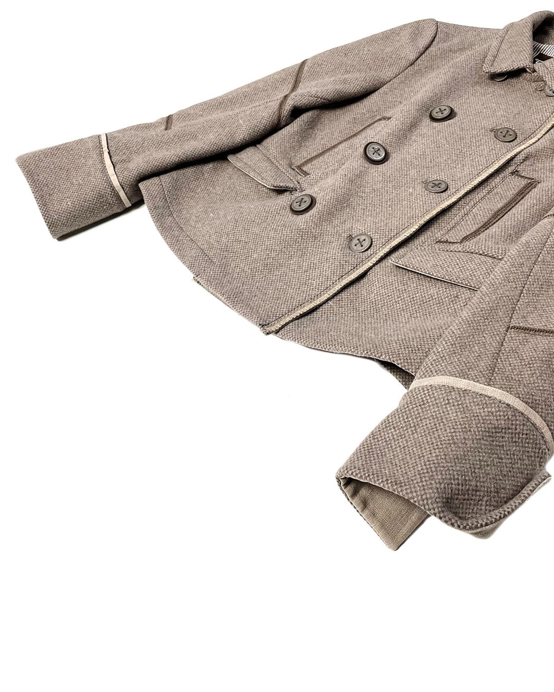 Marithe Francois Girbaud 더블 울 숏 코트  상품이미지4