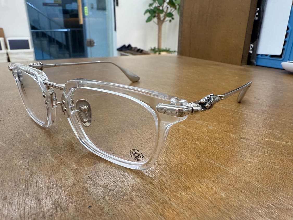 크롬하츠 신상 안경 snat 클리어 색상 팝니다. 보증서 영수증 풀포함 상품이미지1