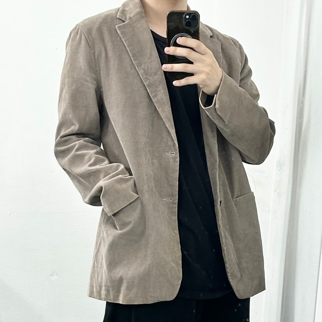 질샌더 투버튼 코듀로이 블레이저 자켓 상품이미지3