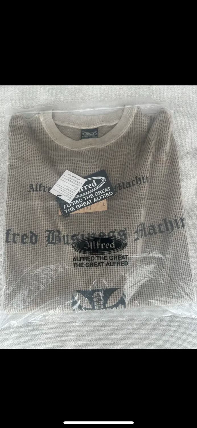 Alfred 알프레드 와플 롱 슬리브리스 카키 M 헤리티지플로스 상품이미지4