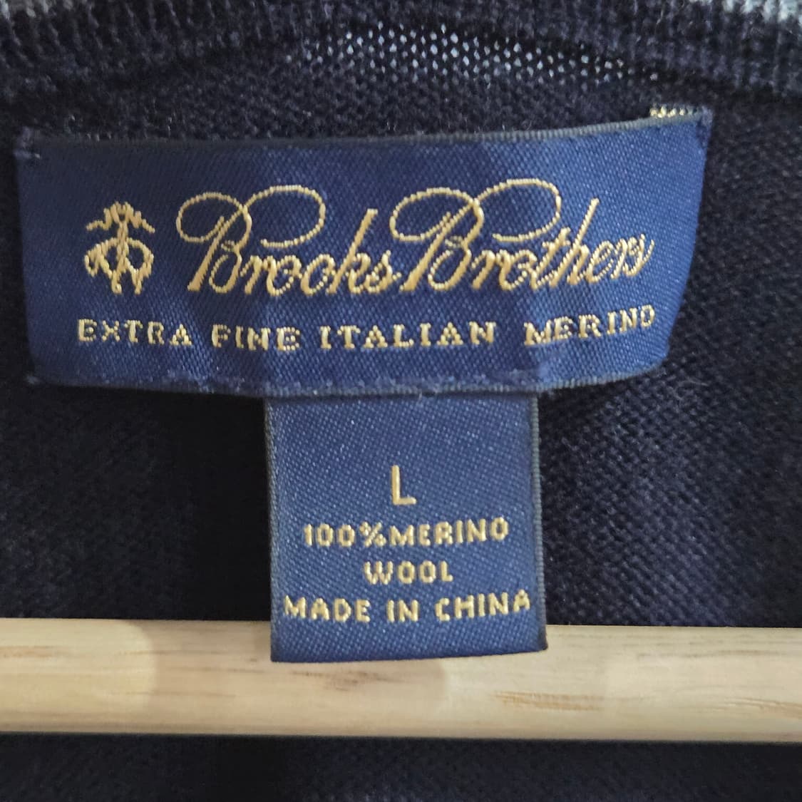 브룩스브라더스 메리노울 니트 베스트 L  상품이미지2