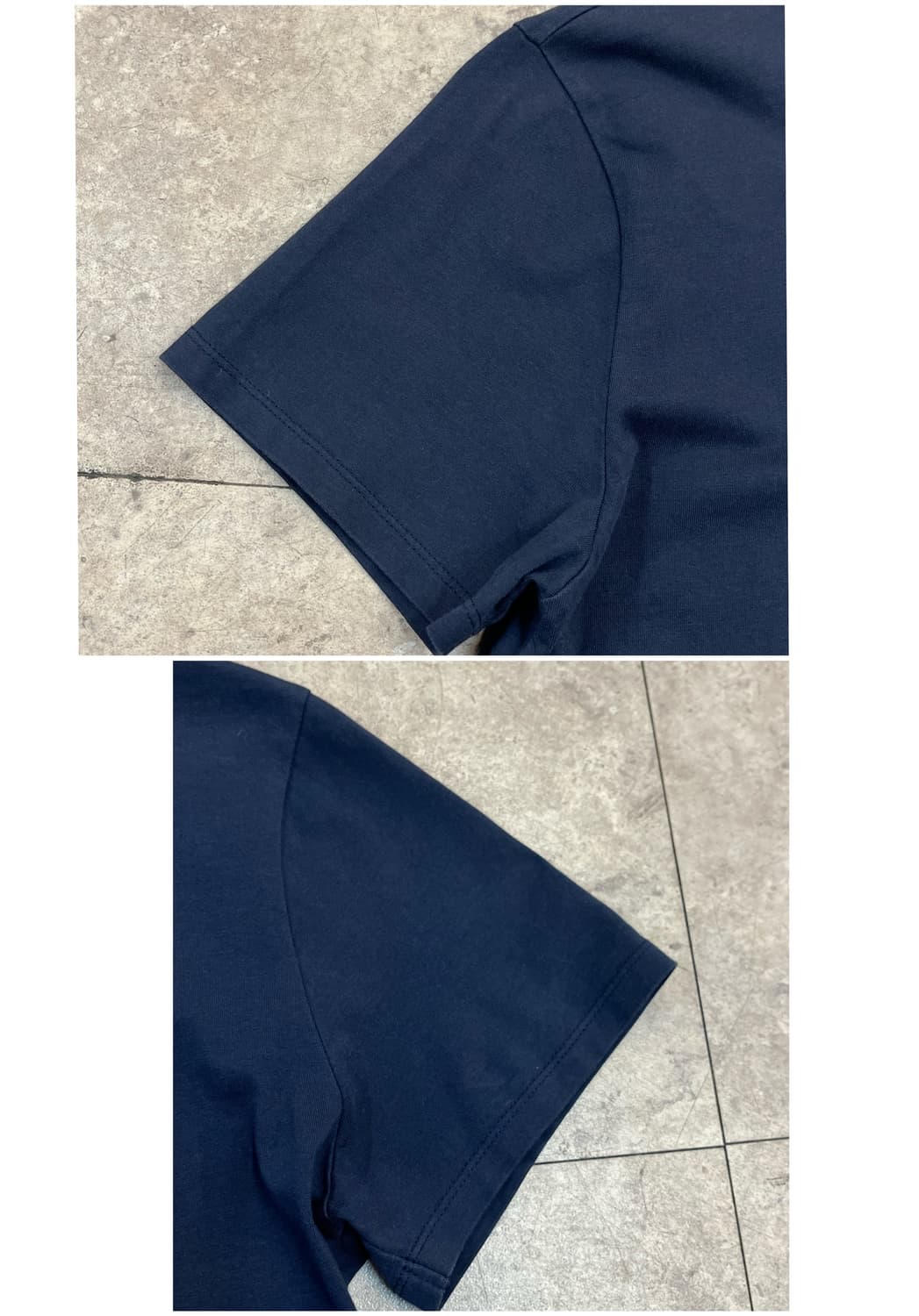 메종키츠네 폭스 헤드 패치 반팔티 네이비 XS #csz3326 상품이미지6