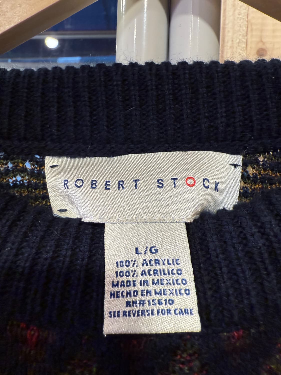 빈티지 그린 다이아몬드 니트 상품이미지2