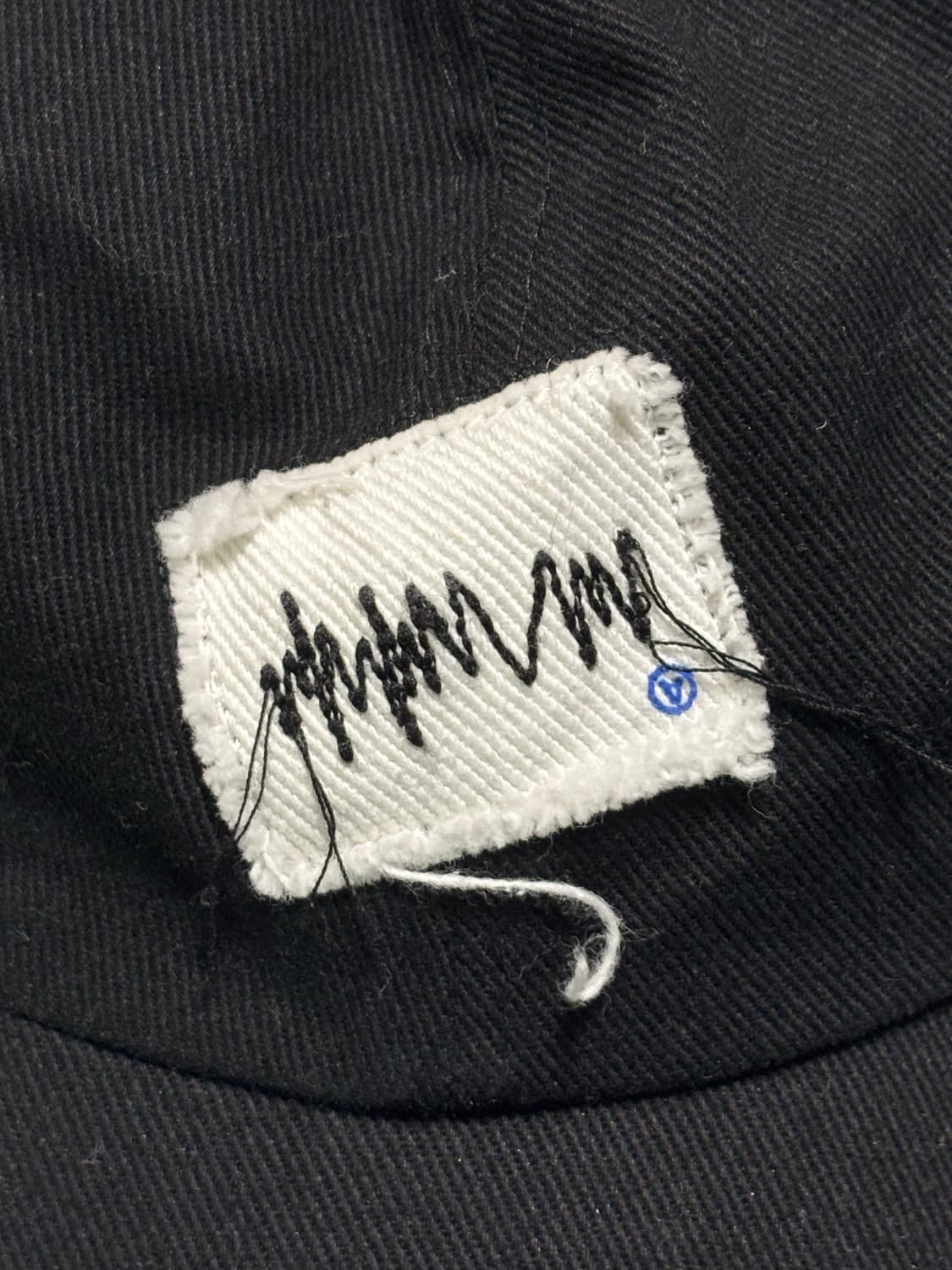 Ader Error Zigzag Patch Cap Noir 상품이미지3