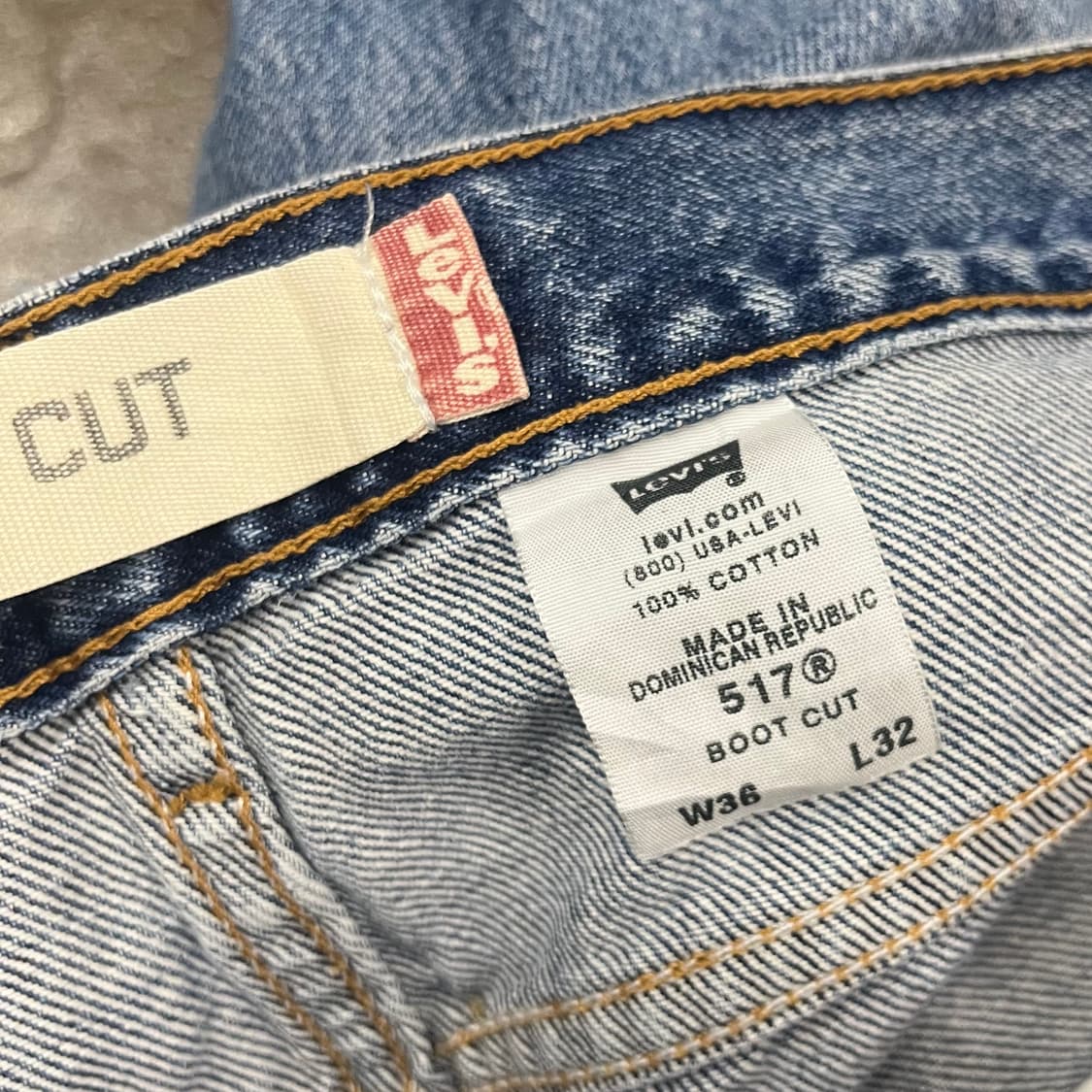 00s Levis517 데님 부츠컷 (34) 상품이미지5