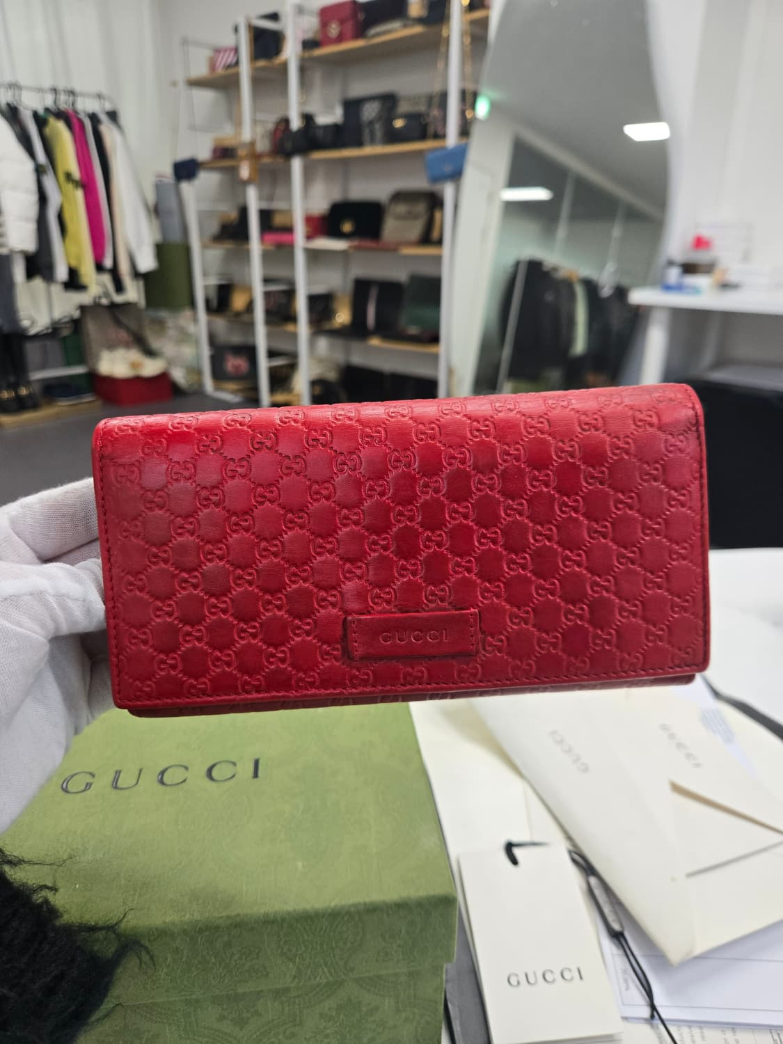 [50%할인] 구찌 시그니처 장지갑 상품이미지1