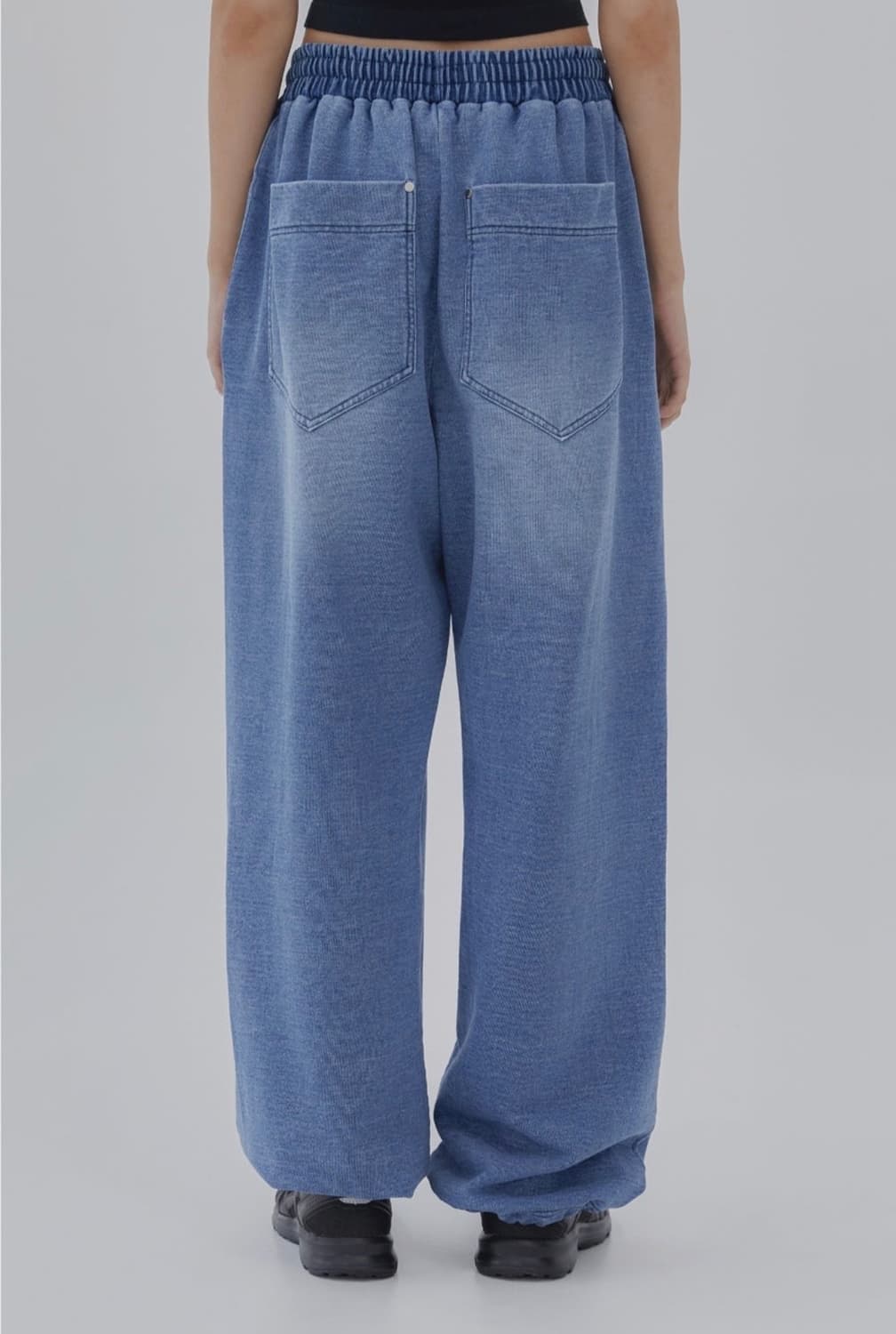 트리밍버드 데님 스웻셋업 하의 팬츠 상품이미지1