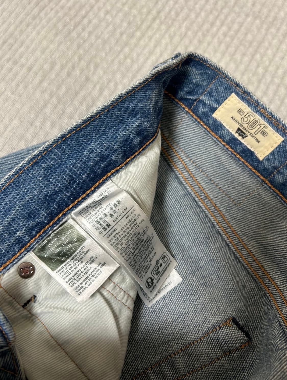 리바이스 LEVIS 501 패치워크 데님 팬츠 32 상품이미지3