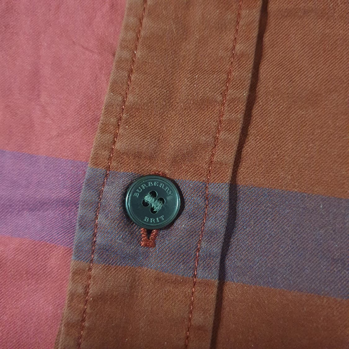 버버리 브릿 체크 셔츠 XL 상품이미지4