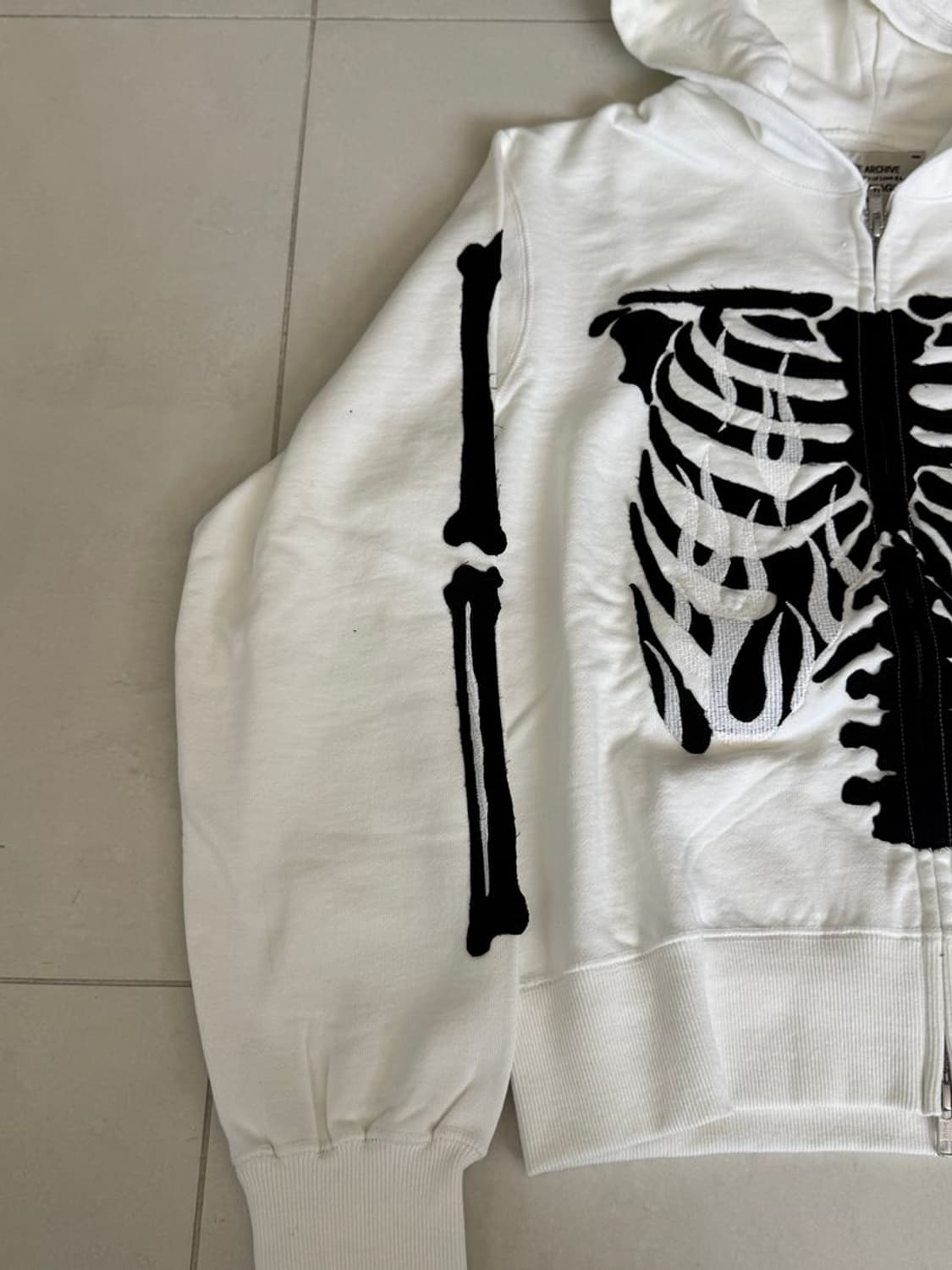 BONE ZIP UP HOODIE 본 지퍼업 후드티 상품이미지3