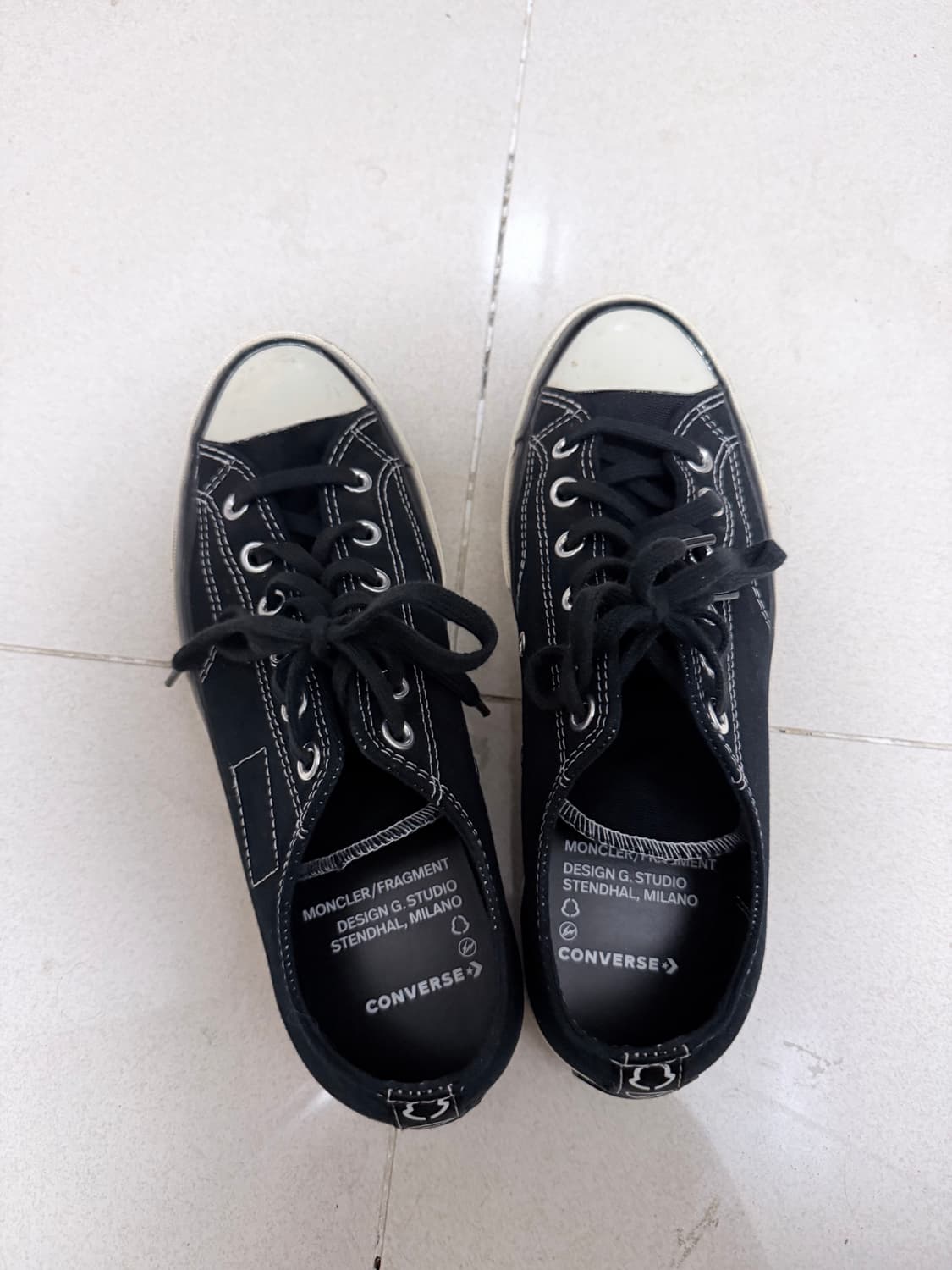 Us8) 프라그먼트 몽클레어 컨버스 척테일러 상품이미지1