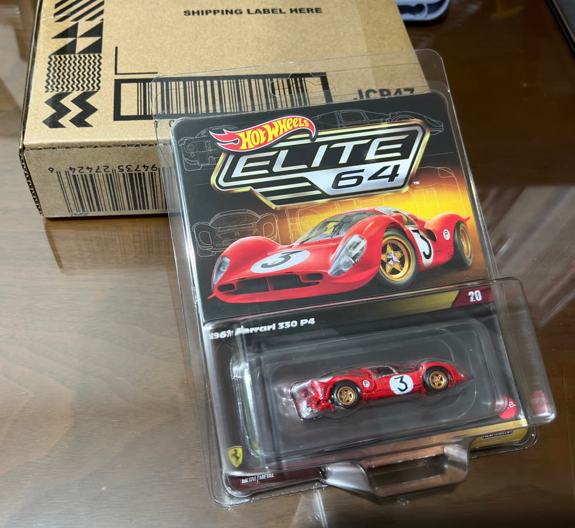 핫휠 엘리트 64 페라리 330 p4 상품이미지1