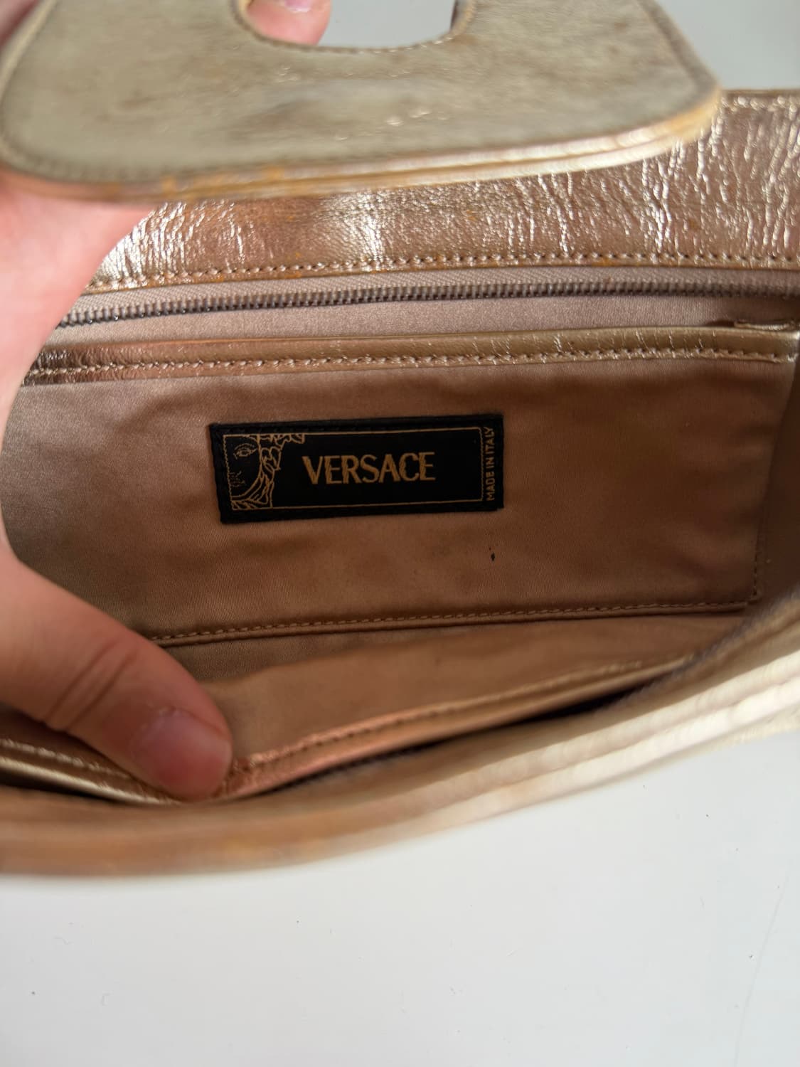 90s 베르사체 골드 클러치 백 상품이미지7