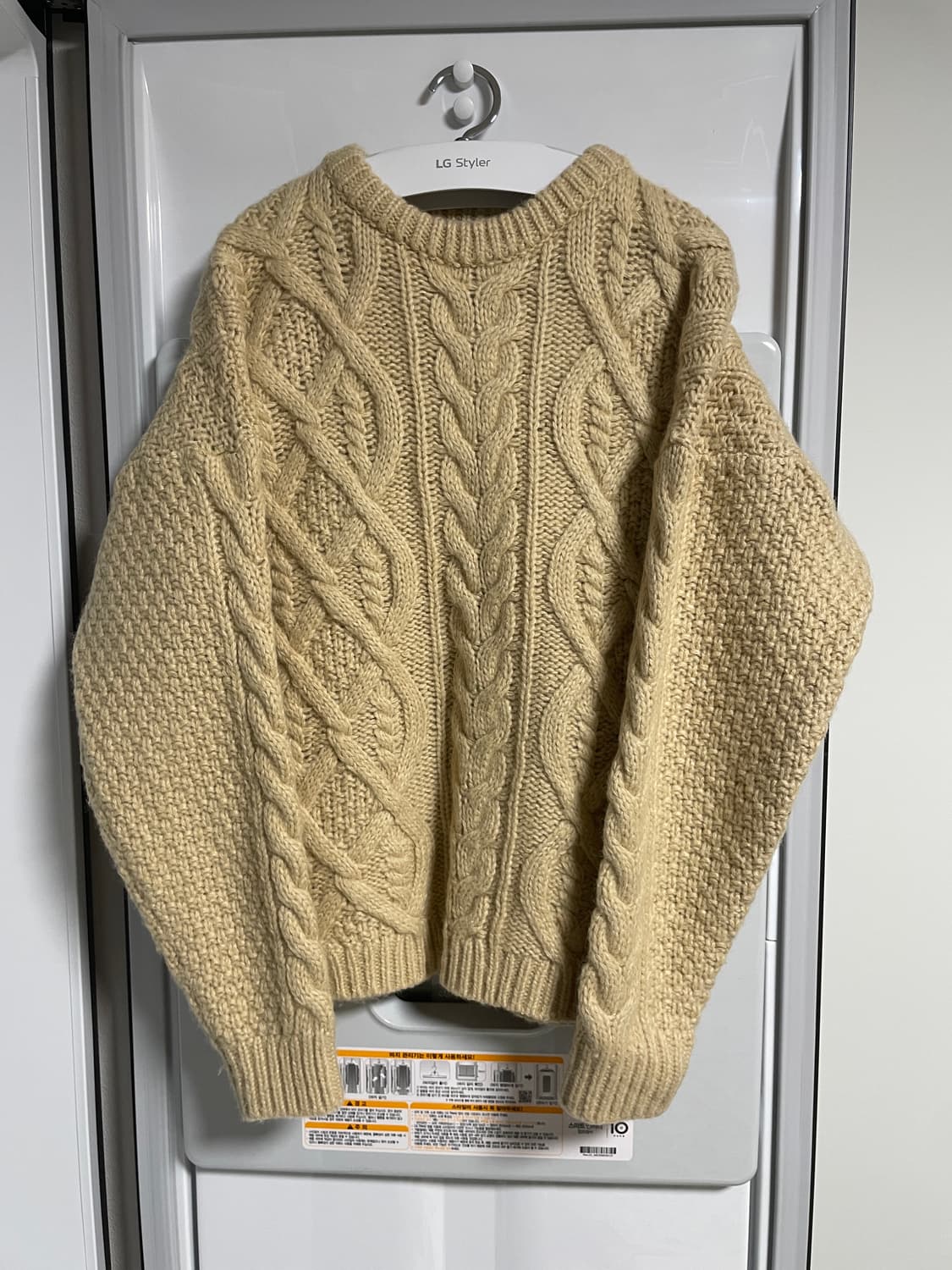 시엔느 그랜마 케이블 니트 free 상품이미지1