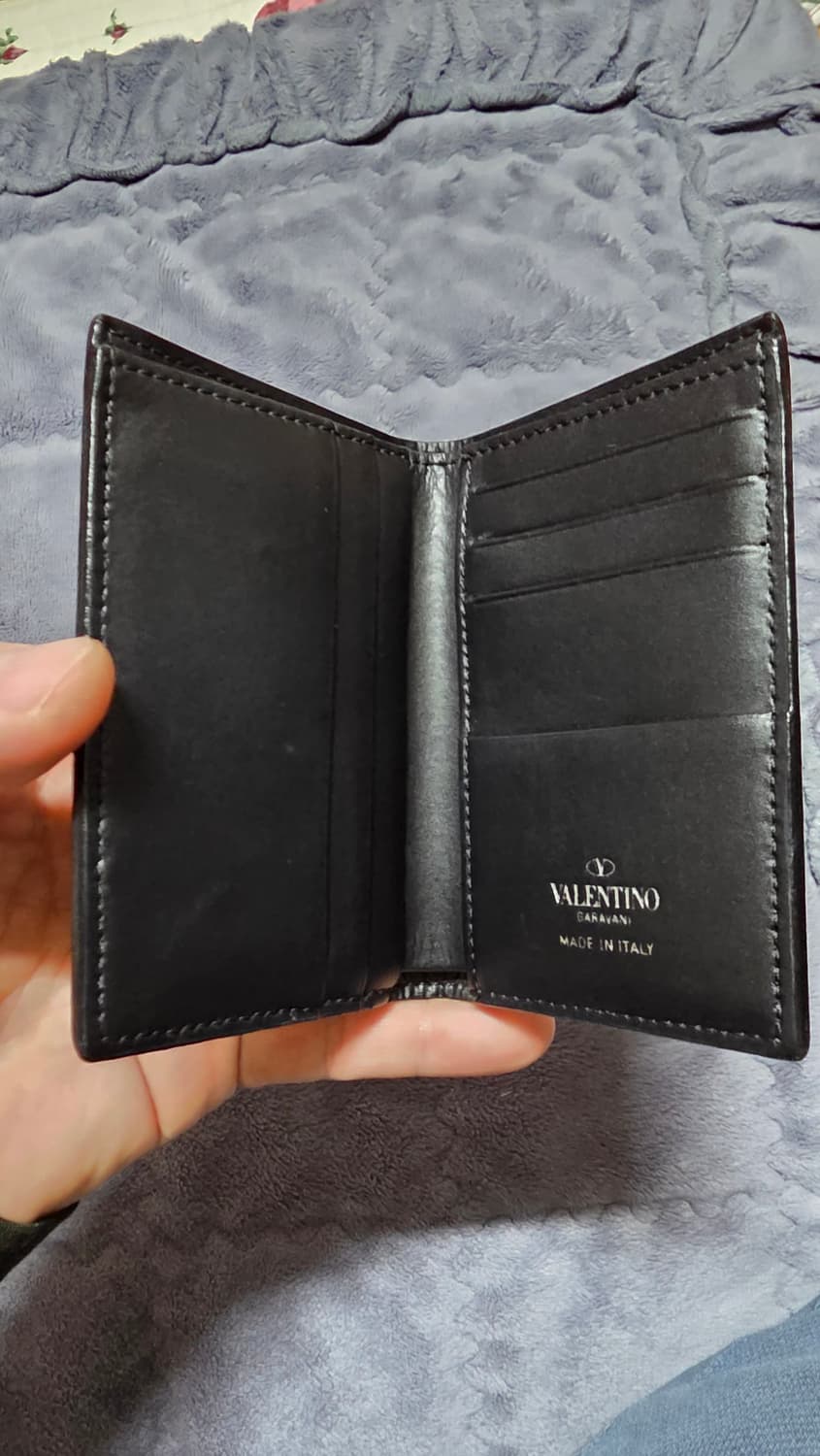 (정품) 발렌티노 가라바니 로고 프린트 카드지갑/남녀공용/개인/팝니다. 상품이미지4