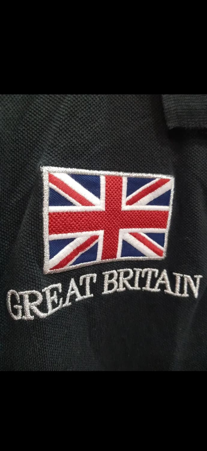 폴로 빅포니 블랙 반팔 영국국기 상품이미지4
