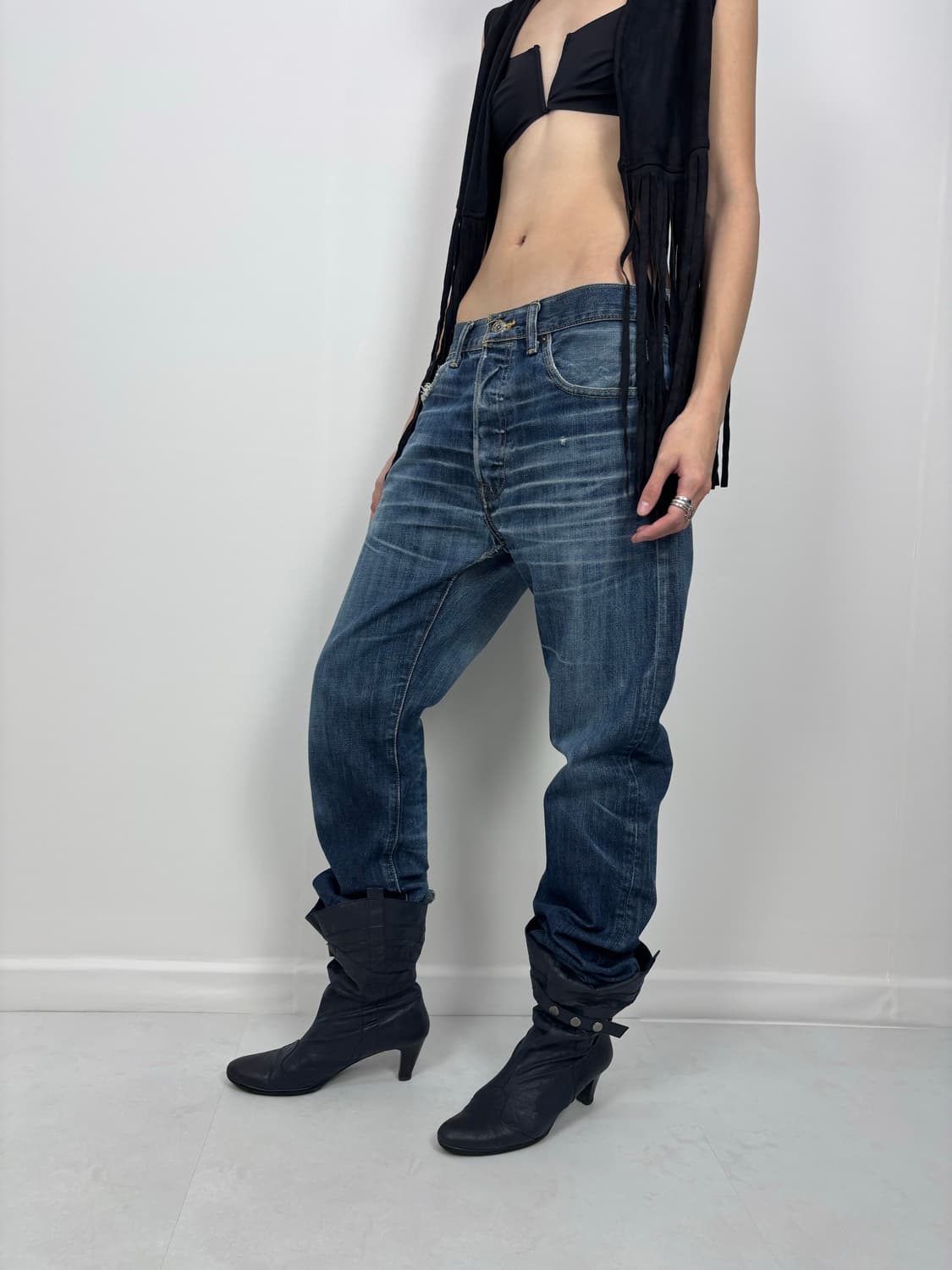 LEVIS 501 WASHED INDIGO 상품이미지1