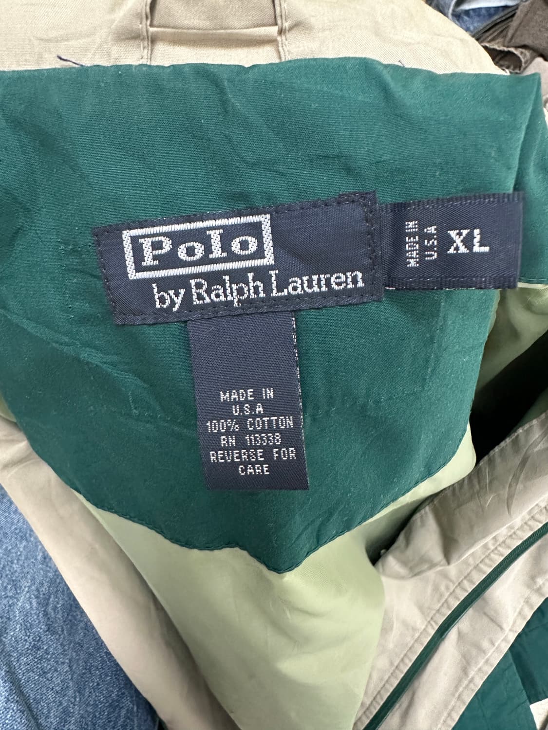 [XL] 폴로 나일론 자켓 그린 상품이미지4