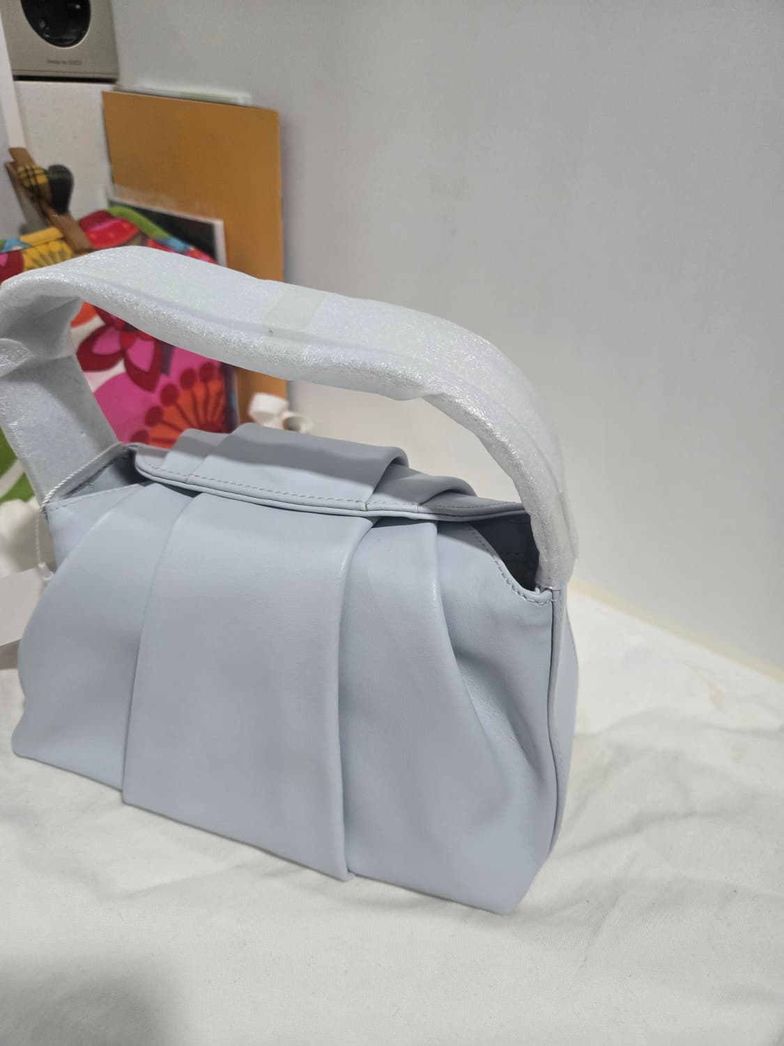 아뜰리에 드 루멘 팡틴백 크리미블루 새상품 가격인하 상품이미지3