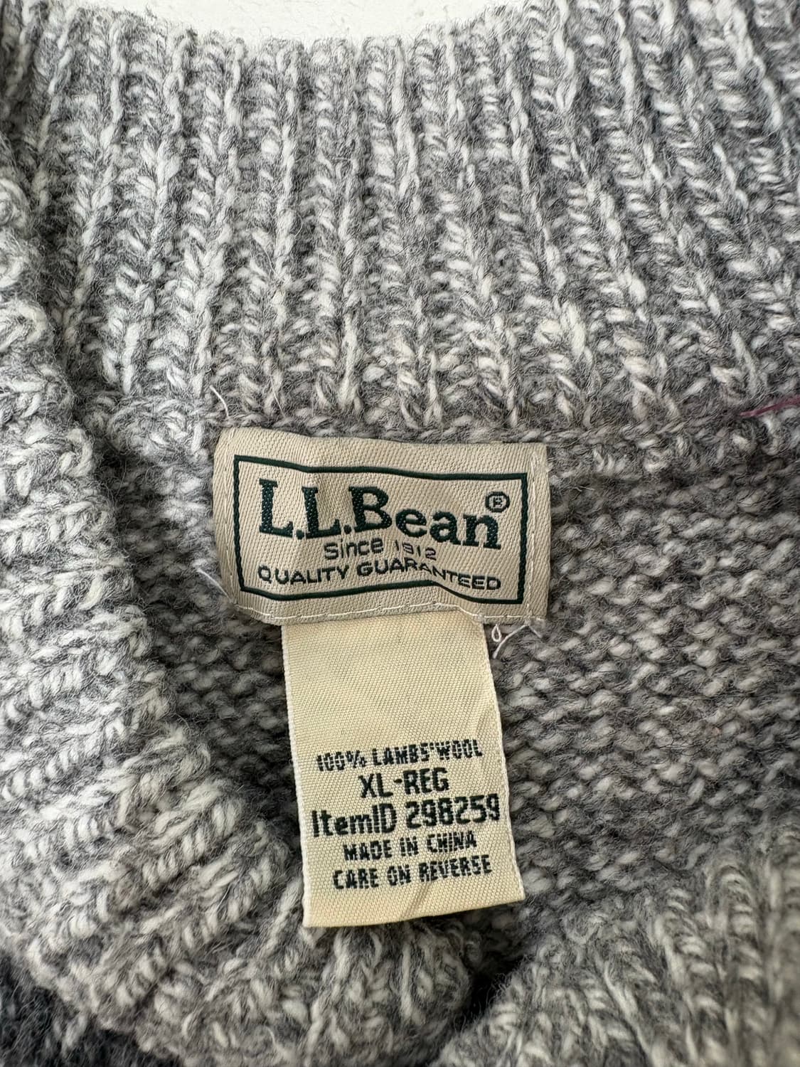 00‘s LL Bean Fair isle Lams Wool Sweater 상품이미지4