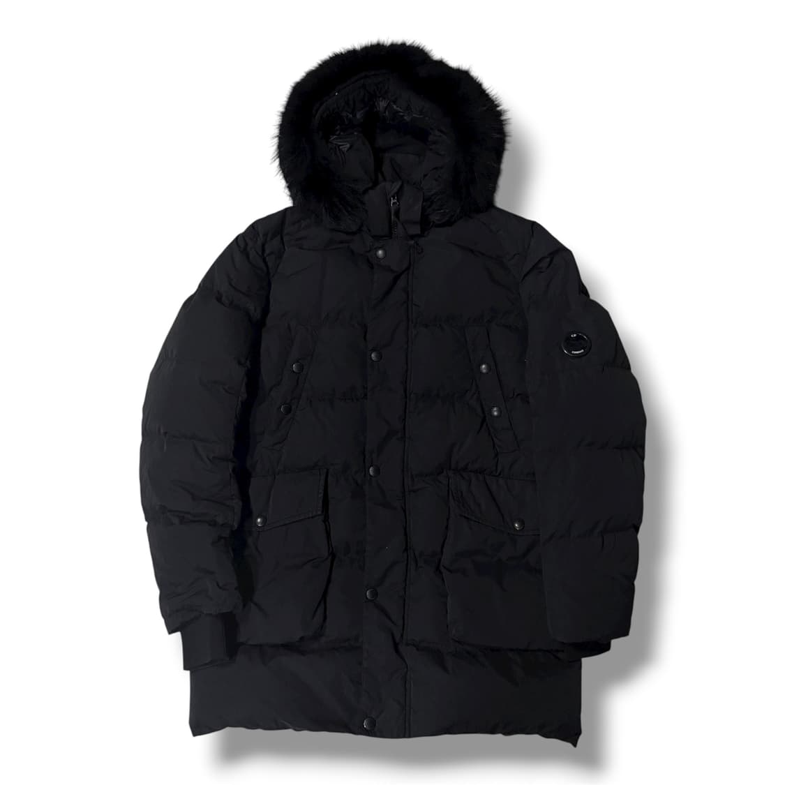 CP company 라쿤 퍼 덕다운 미드 점퍼 패딩 상품이미지1