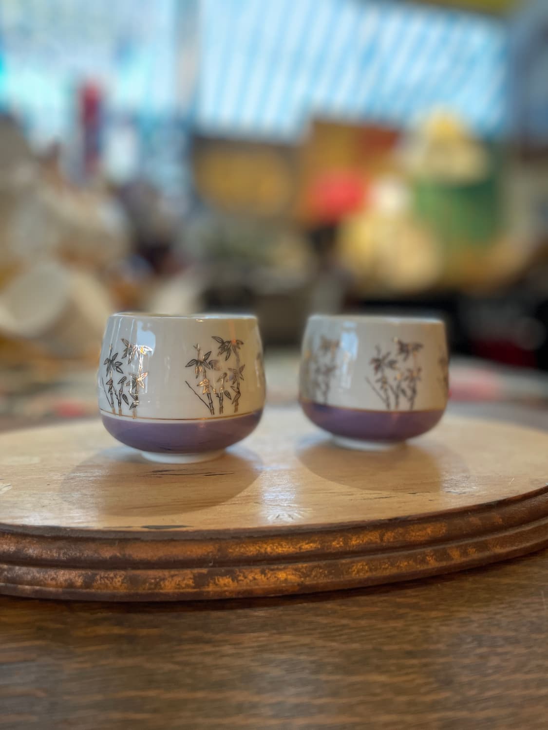 일본 하단 코발트블루 찻잔 상품이미지1