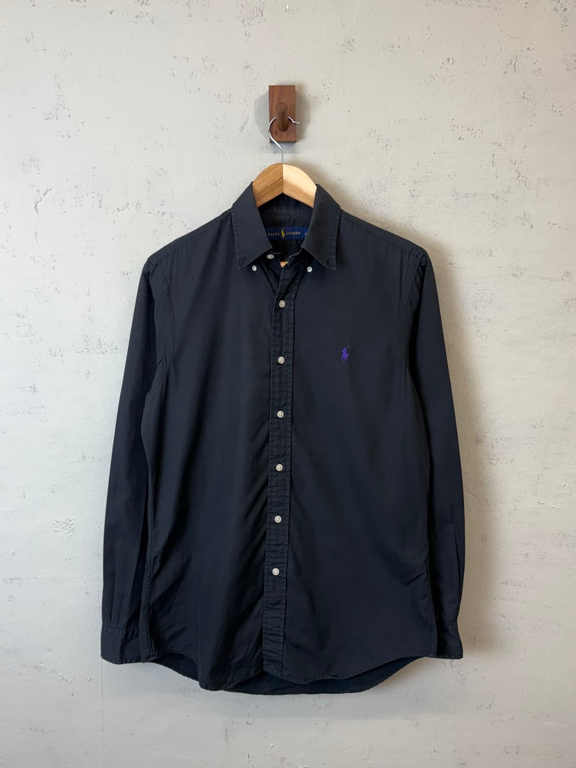 폴로랄프로렌 신형 블랙 솔리드 셔츠 상품이미지1