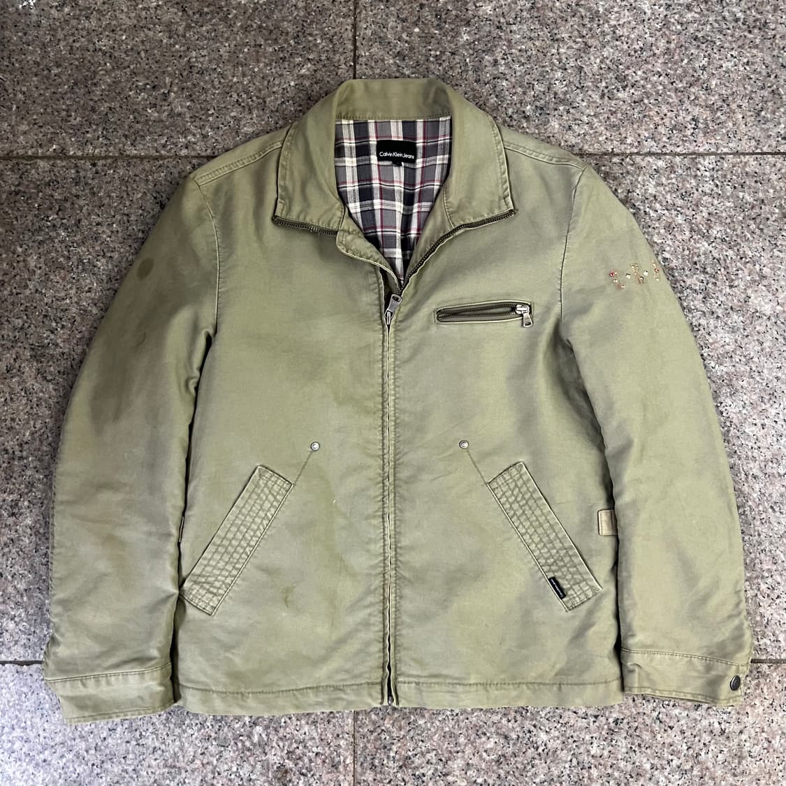00‘s CK Jeans 몰스킨 워크 자켓 상품이미지1