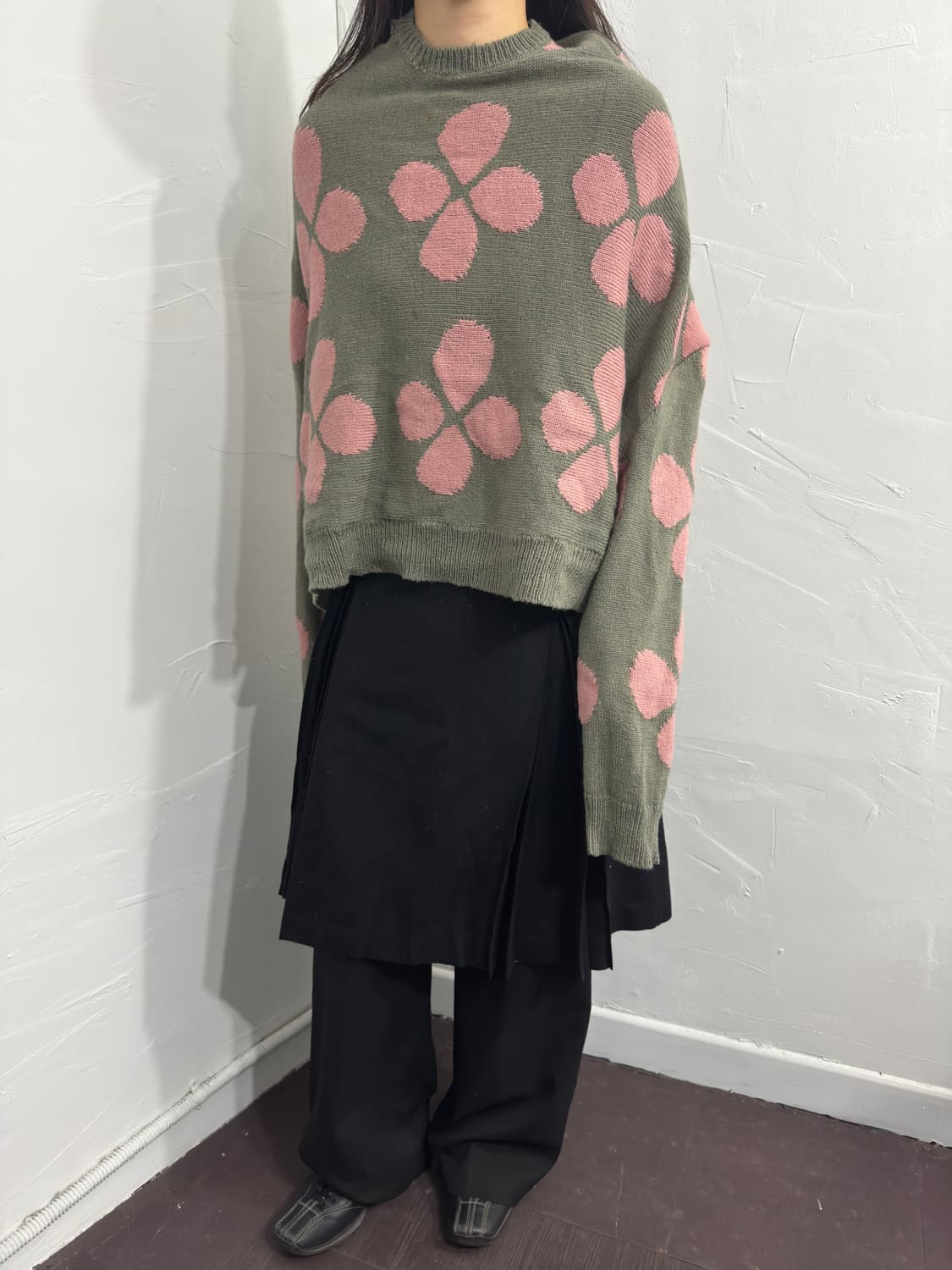 comme des carsons knit top 상품이미지3