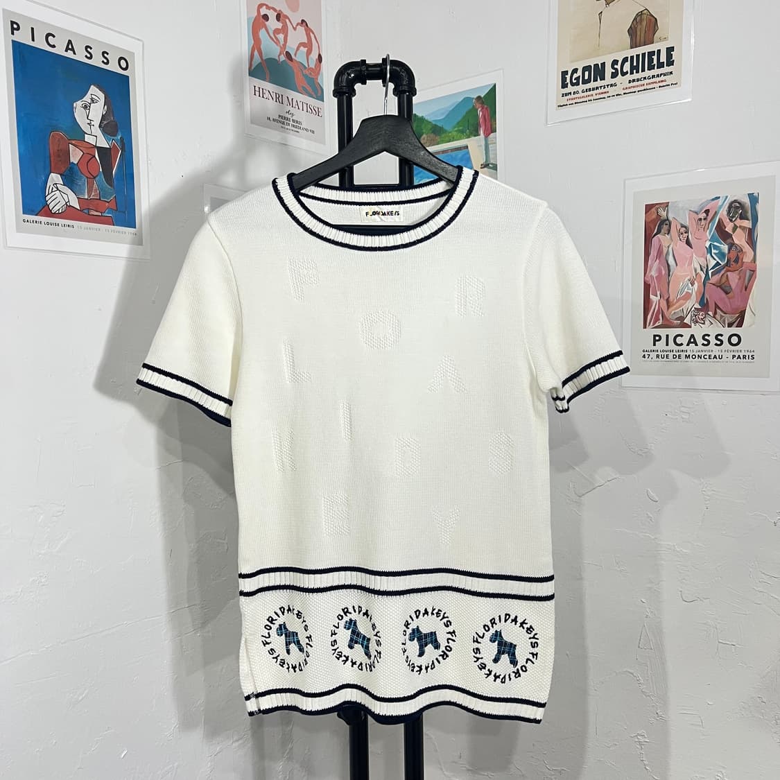 플로리다 키스 자수 썸머 니트 상품이미지2