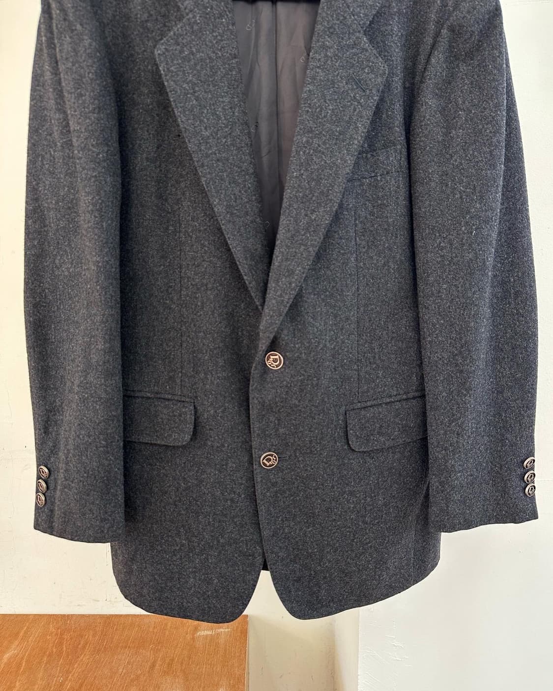 크리스찬 디올 차콜 2b 울 블레이저 자켓 상품이미지5