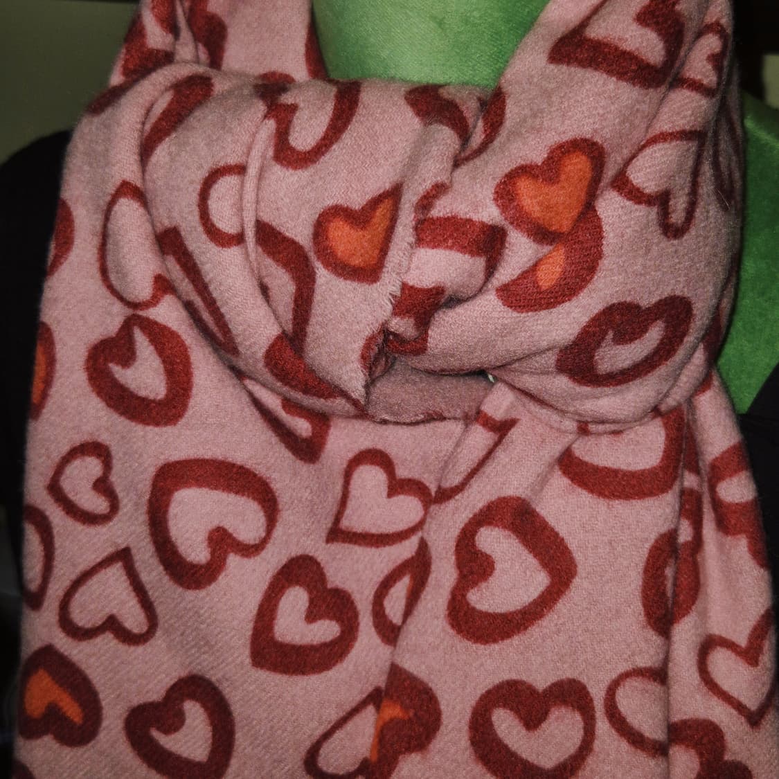 09s 안나수이 돌리걸 울100% 하트 블랭킷&머플러 상품이미지6