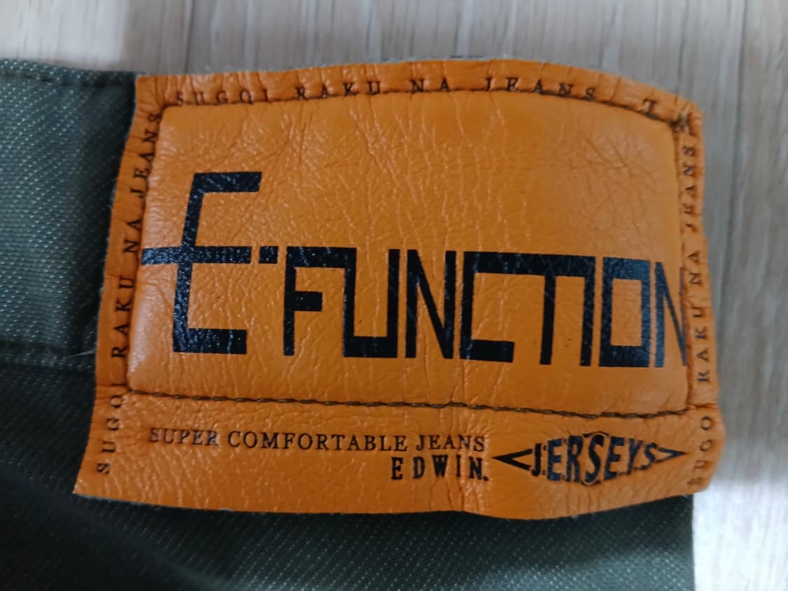 [L/32-33] EDWIN E-FUNCTION 져지즈 올리브 캔버스 팬 상품이미지3