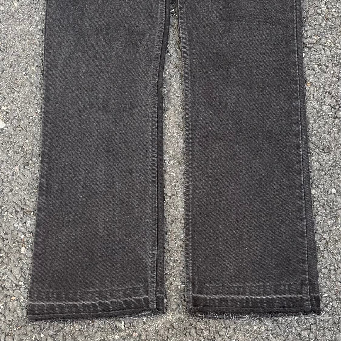 90s USA 빈티지 리바이스 517 블랙 흑청 상품이미지4