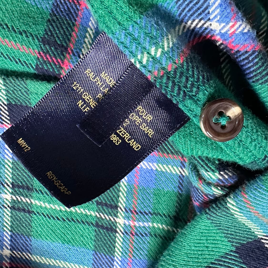 폴로 럭비 파이렉스 플란넬 체크 셔츠 상품이미지8